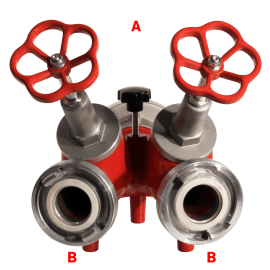 İKİLİ DAĞITICI (SALMASTRA VANALI) 2,5"-2"-2"